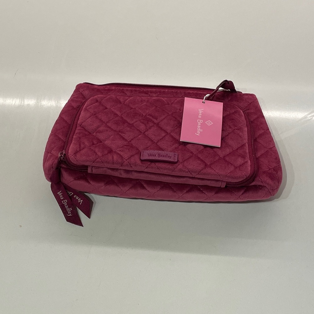 Vera Bradley pink compact organizer